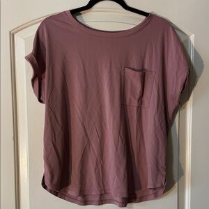 a new day Mauve Pink Short Sleeve Pocket Tee XXL